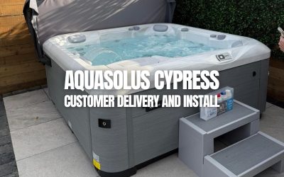 AquaSolus Cypress Hot Tub Customer Delivery and Install