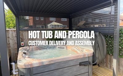Relaxation Premium Plus Hot Tub and Pergola Install