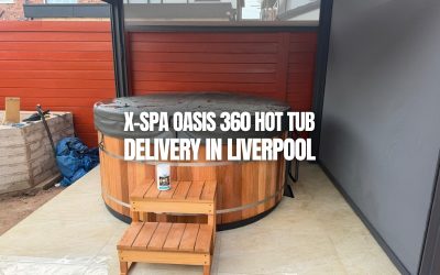 X-Spa Oasis 360 Hot Tub Delivery and Install in Liverpool