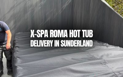 X-Spa Roma Hot Tub Delivery and Installation in Sunderland