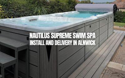 X-Spa Nautilus Supreme Swim Spa Delivery and Install in Alnwick, Northumberland