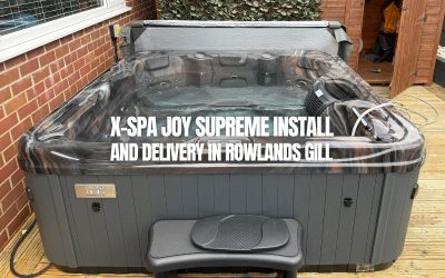 X-Spa Joy Supreme Hot Tub Delivery in Rowlands Gill, Gateshead