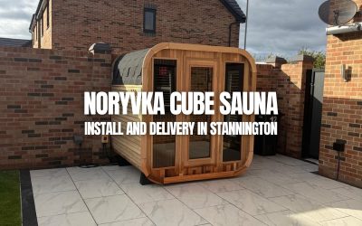 Norvyka Cube Sauna Delivery and Assembly in Stannington, Morpeth